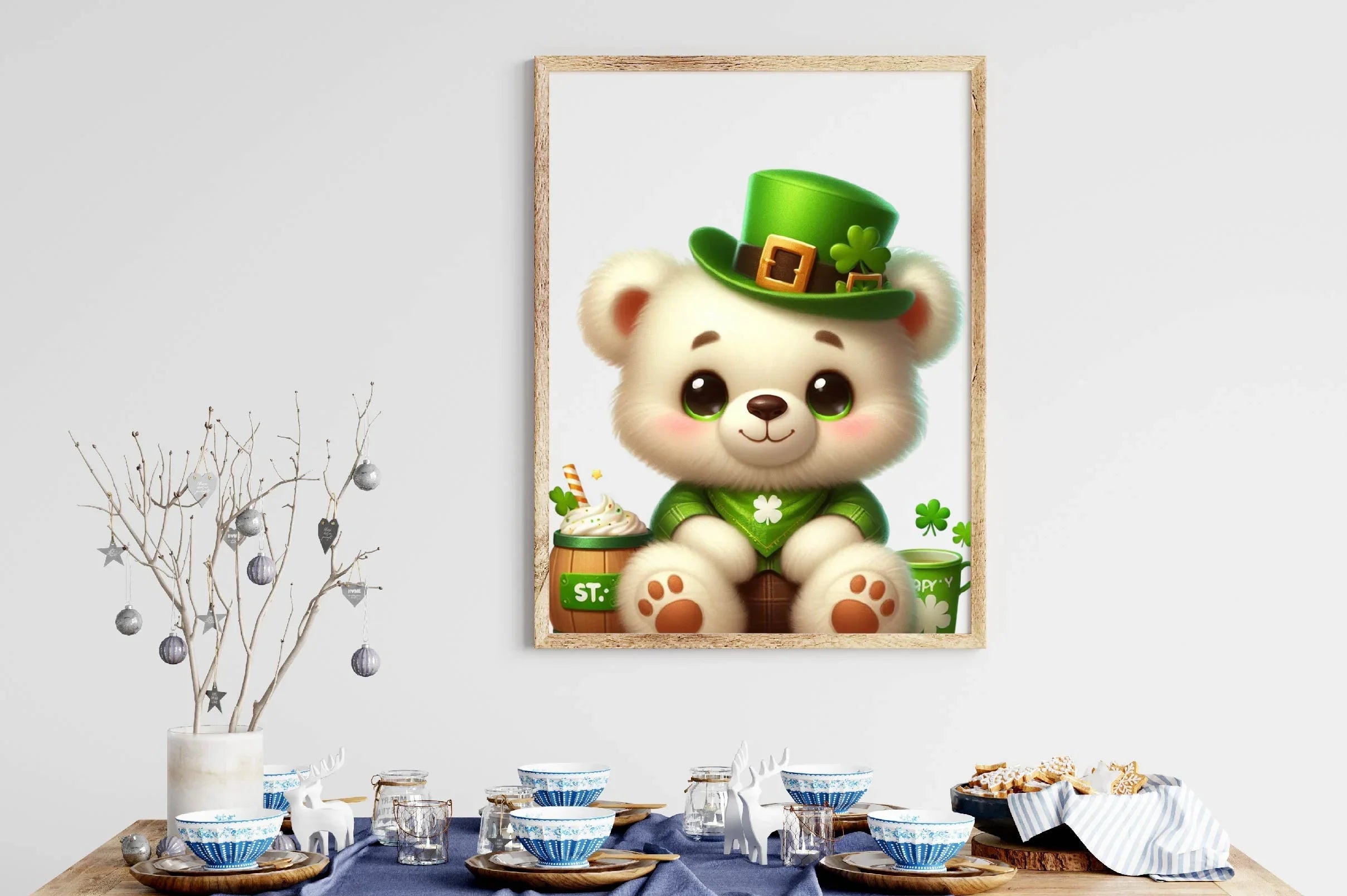St Patrick's Teddy Bear Clipart Bundle - CraftNest - Digital Crafting and Art