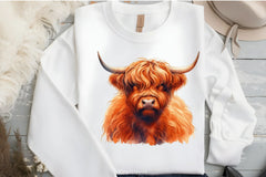 Highland Cow Clipart Bundle - CraftNest - Digital Crafting and Art