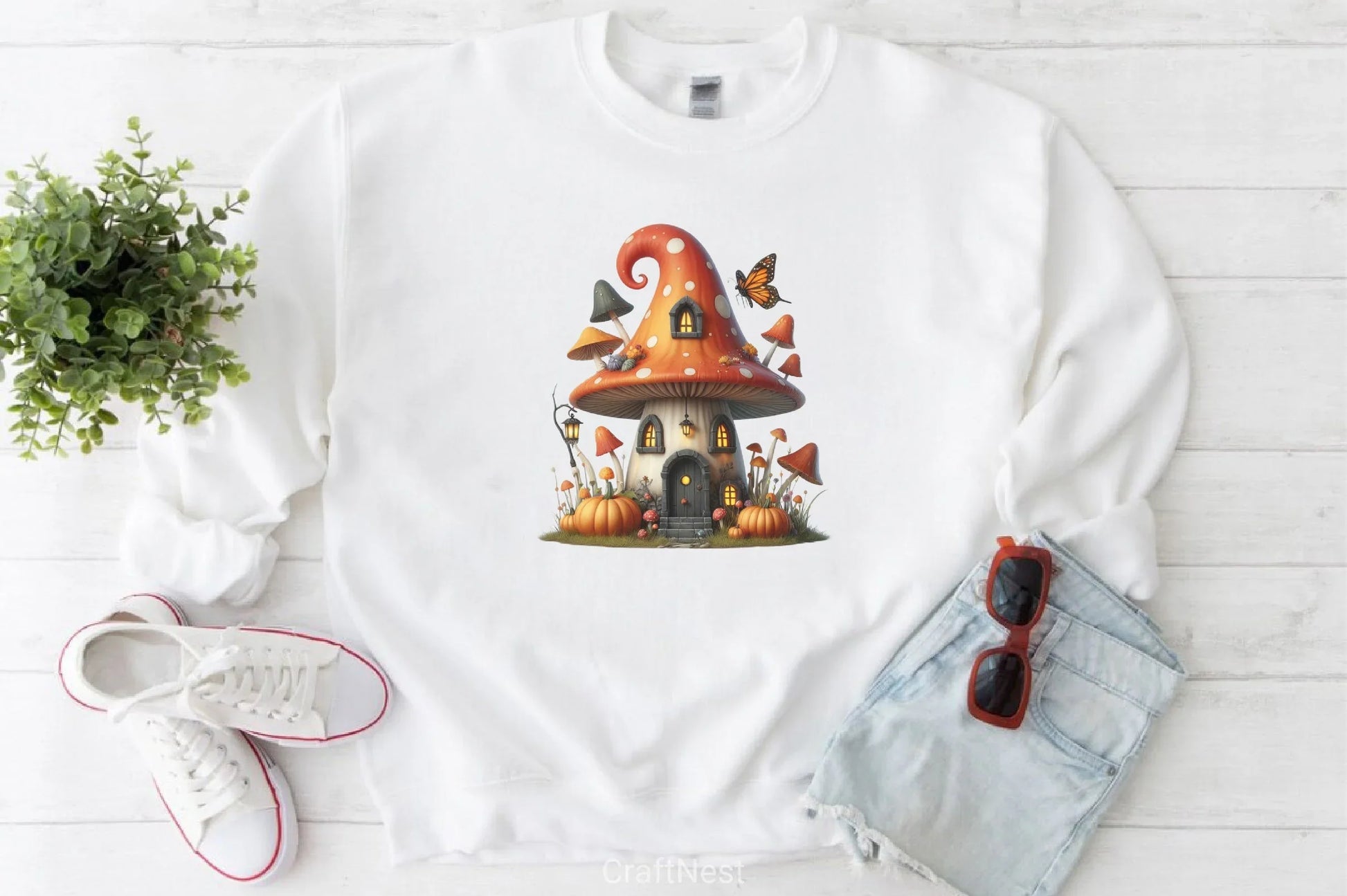 Fairy House Halloween Clipart Bundle - CraftNest - Digital Crafting and Art