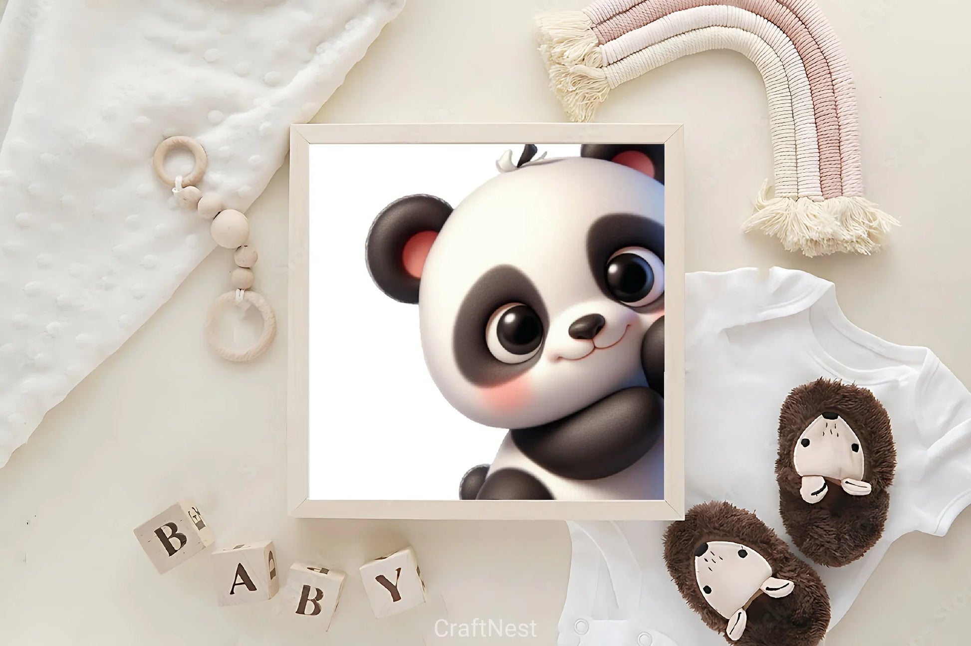 Panda Peeking Clipart Bundle - CraftNest - Digital Crafting and Art