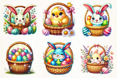 Easter Basket Clipart Bundle - CraftNest - Digital Crafting and Art