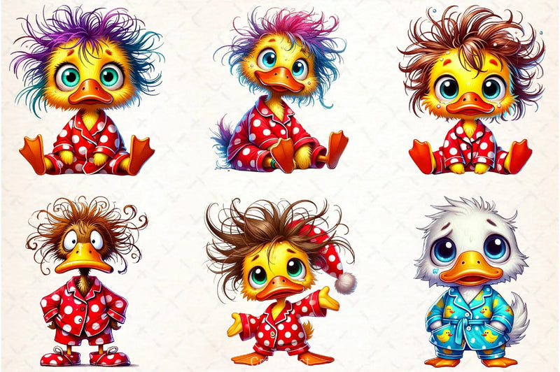Funny Duck Clipart Bundle - CraftNest - Digital Crafting and Art