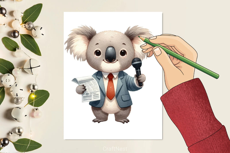 Reporter Animals Clipart Bundle - CraftNest - Digital Crafting and Art