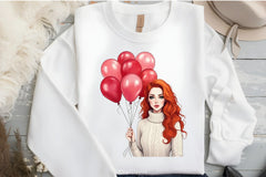 Valentine Girl Clipart Bundle 1 - CraftNest - Digital Crafting and Art