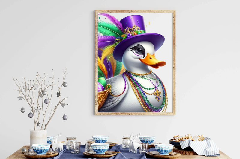 Mardi Gras Duck Clipart Bundle - CraftNest - Digital Crafting and Art