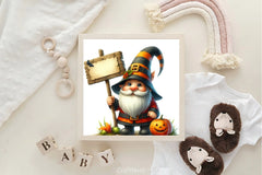 Halloween Gnome Sign Clipart Bundle - CraftNest - Digital Crafting and Art