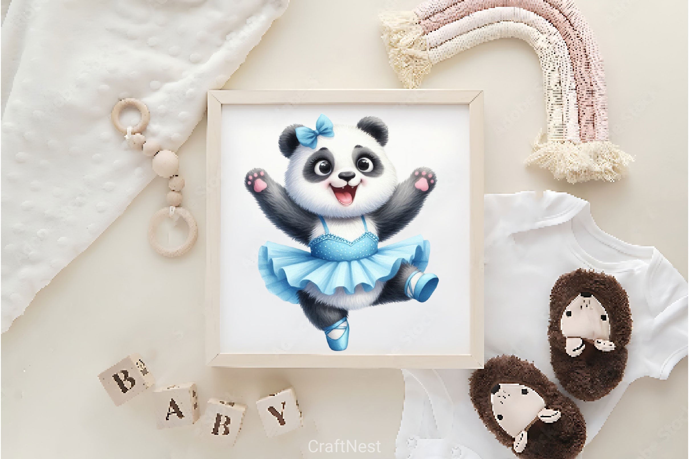Funny Ballet Animals Clipart Bundle