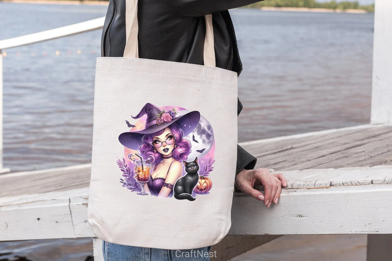 Halloween Witch Girl Clipart Bundle 1 - CraftNest - Digital Crafting and Art