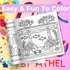 Aquarium Coloring Book Bundle - CraftNest - Digital Crafting and Art