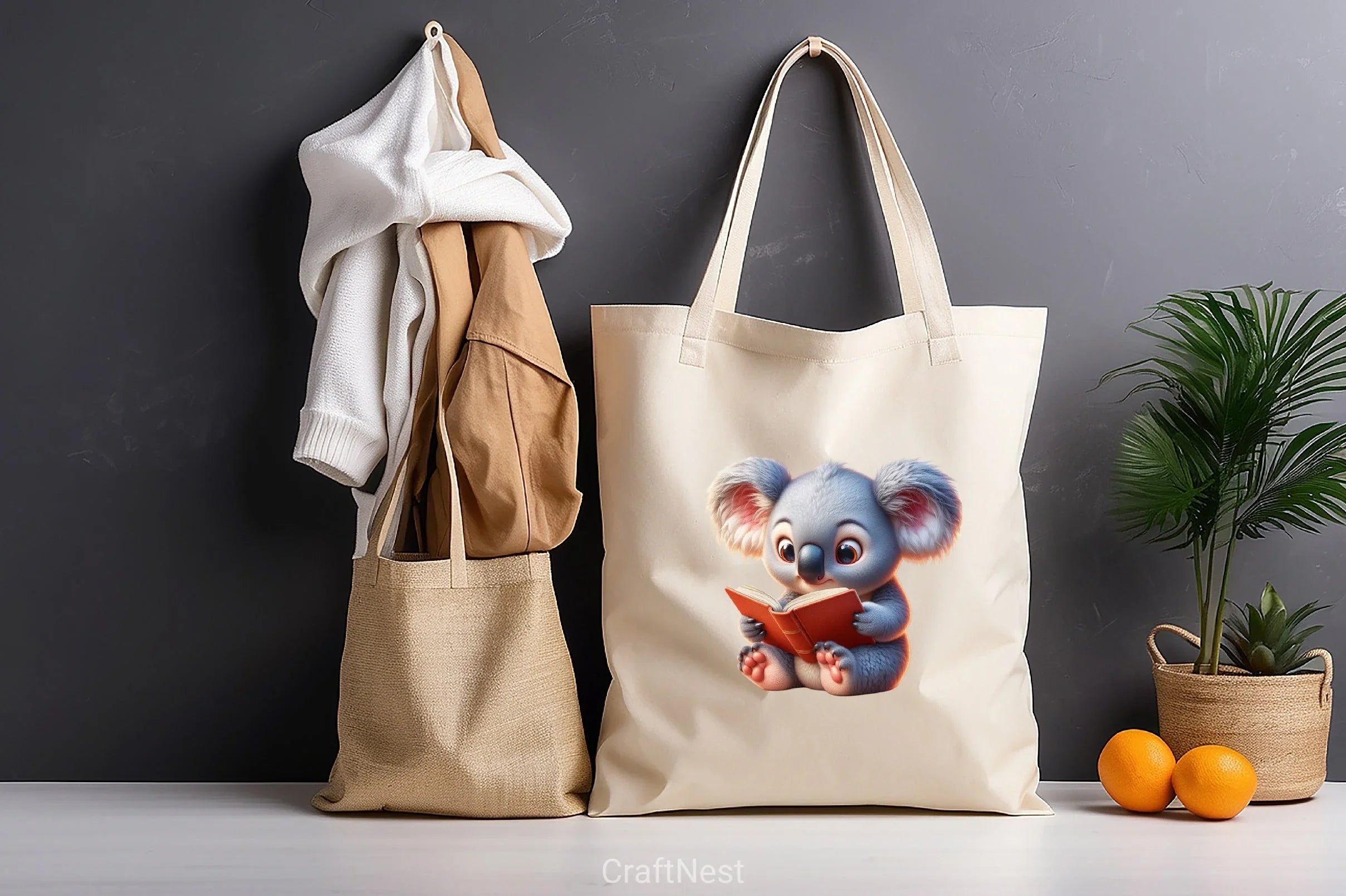 Cute Animals Reading Clipart Bundle - CraftNest - Digital Crafting and Art