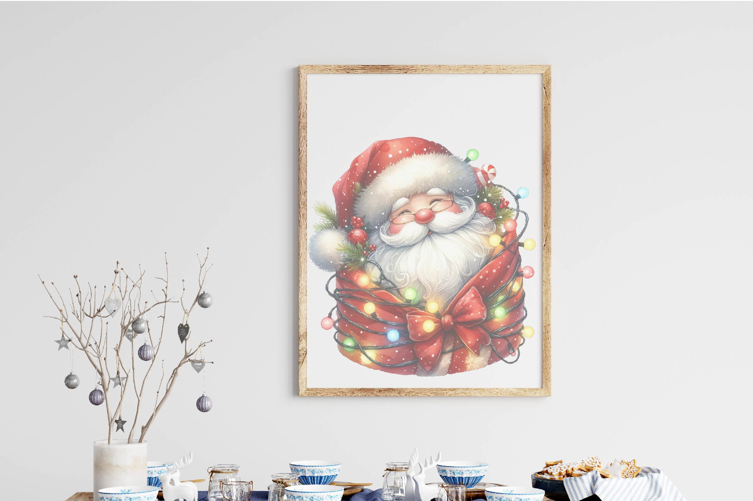 Santa Claus Clipart Bundle 2 - CraftNest - Digital Crafting and Art