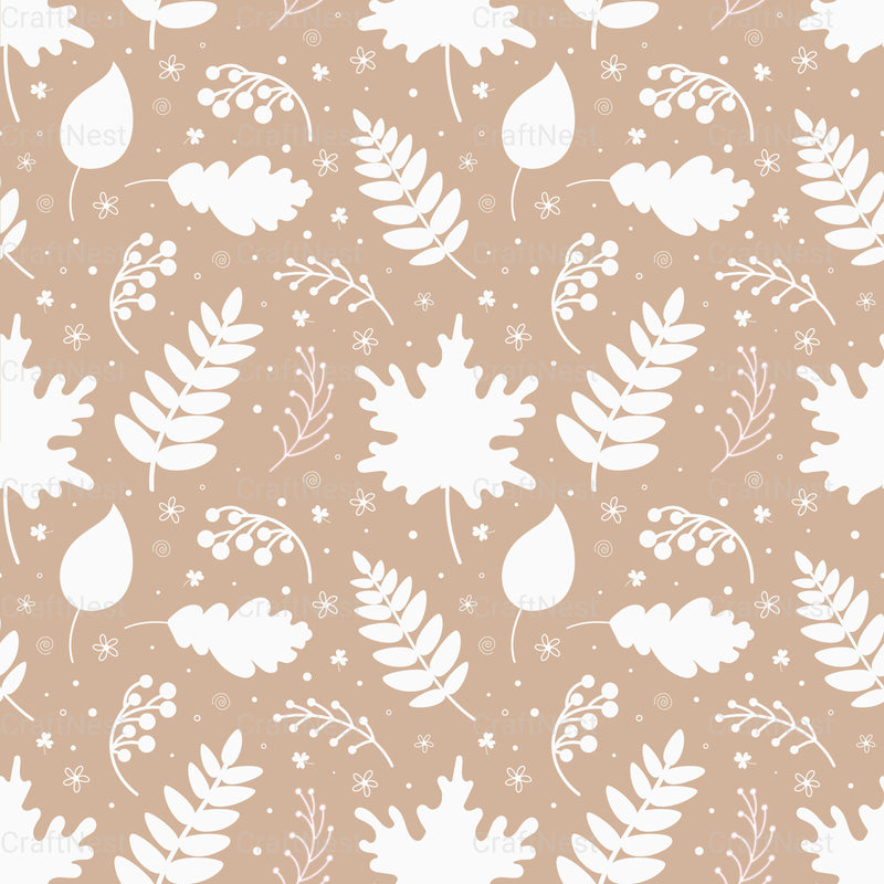 Fall Seamless Digital Paper - CraftNest - Digital Crafting and Art