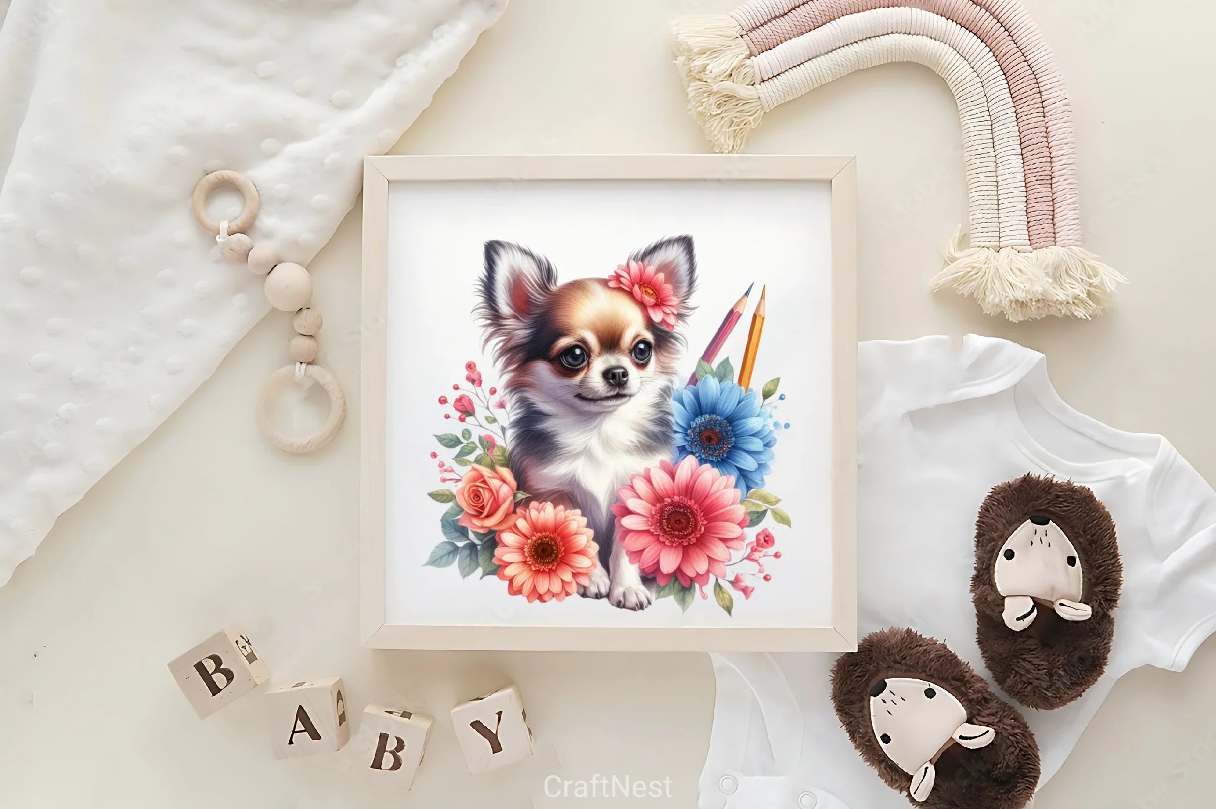 Floral Animals Clipart Bundle - CraftNest - Digital Crafting and Art