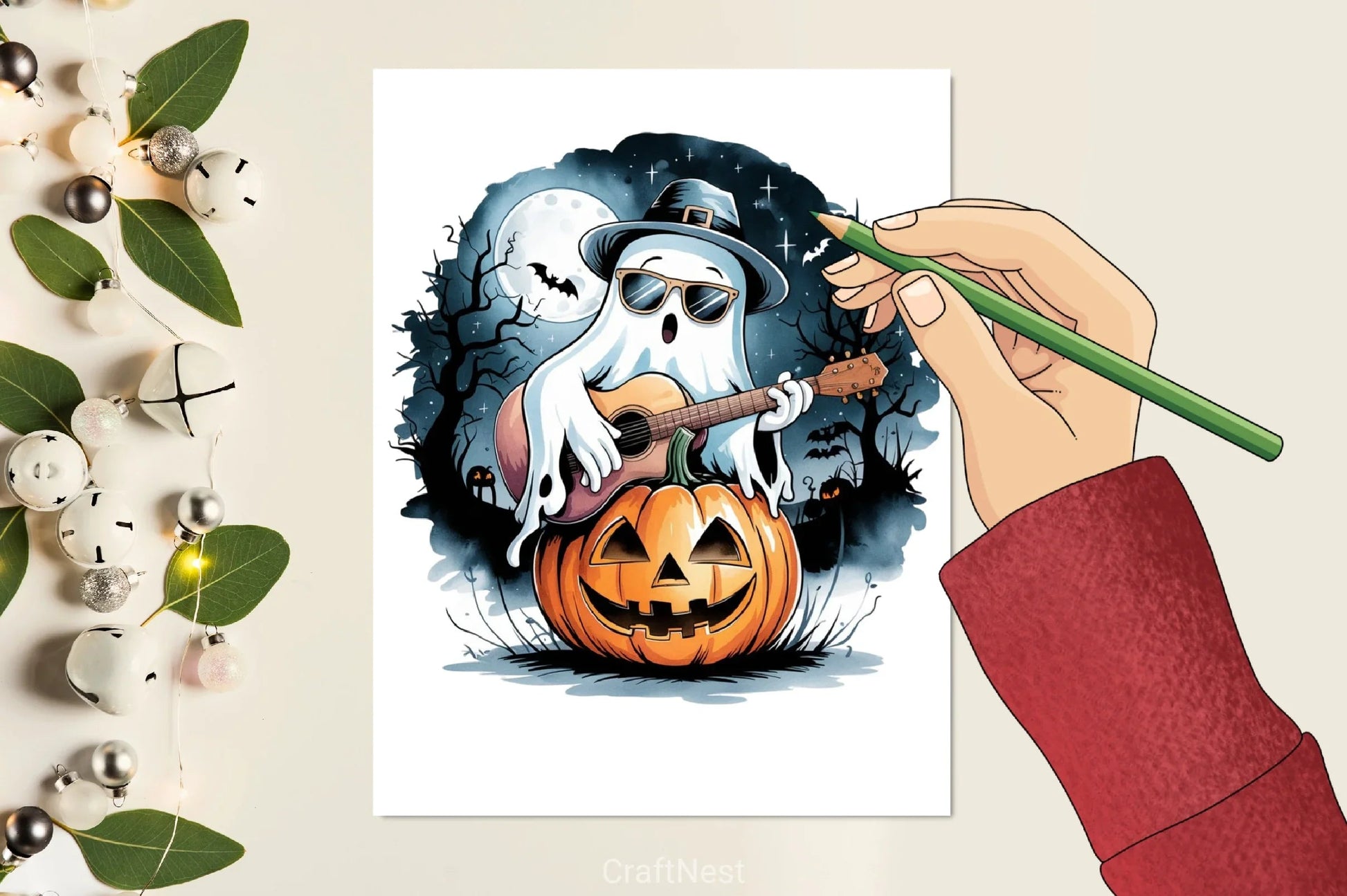 Halloween Ghost Clipart Bundle 8 - CraftNest - Digital Crafting and Art