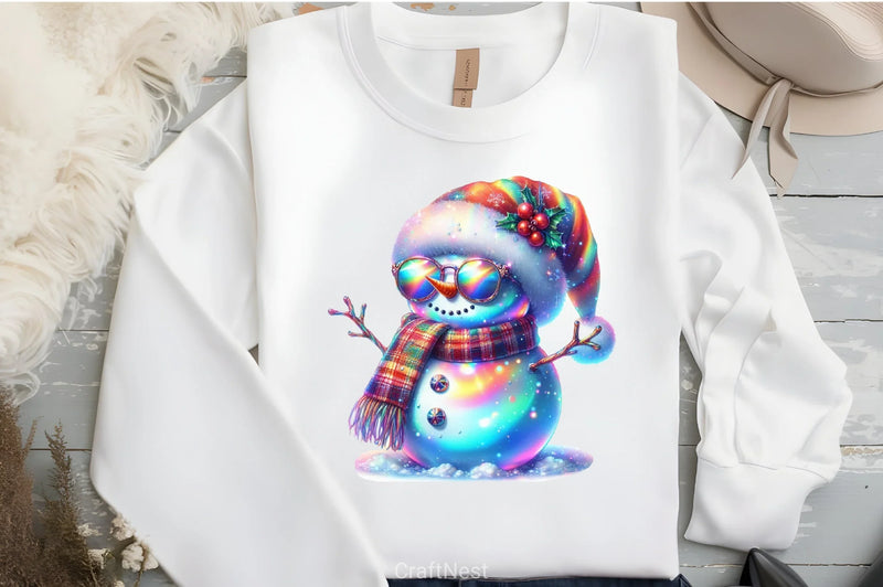 Holographic Christmas Clipart Bundle - CraftNest - Digital Crafting and Art