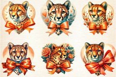 Valentine's Cheetah Clipart Bundle - CraftNest - Digital Crafting and Art
