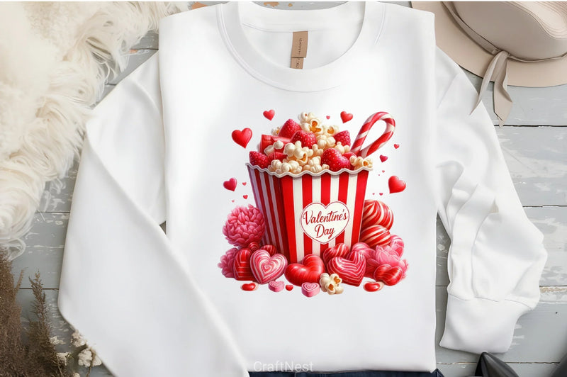 Valentine's Popcorn Clipart Bundle - CraftNest - Digital Crafting and Art