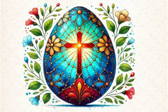 Easter Stained Glass Egg Clipart Bundle - CraftNest - Digital Crafting and Art