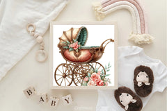 Luxurious Bassinet Clipart Bundle - CraftNest - Digital Crafting and Art