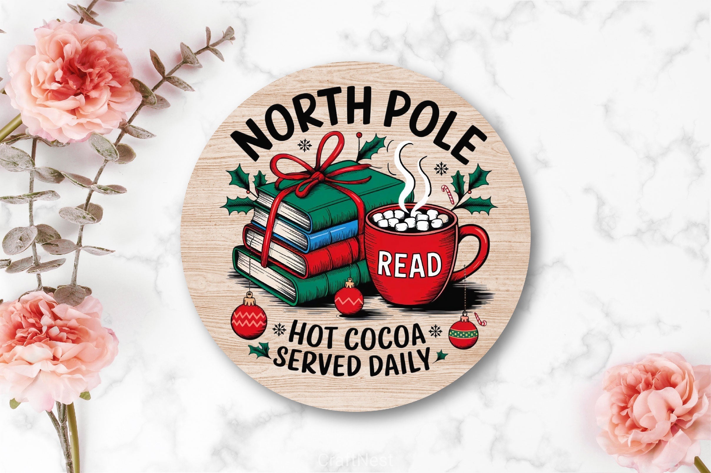 All Booked For Christmas Christmas Clipart Bundle 1