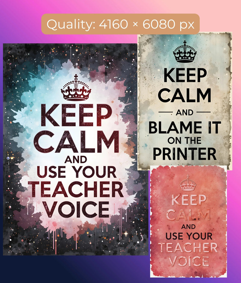 Teacher Wall Art Clipart Bundle - CraftNest - Digital Crafting and Art