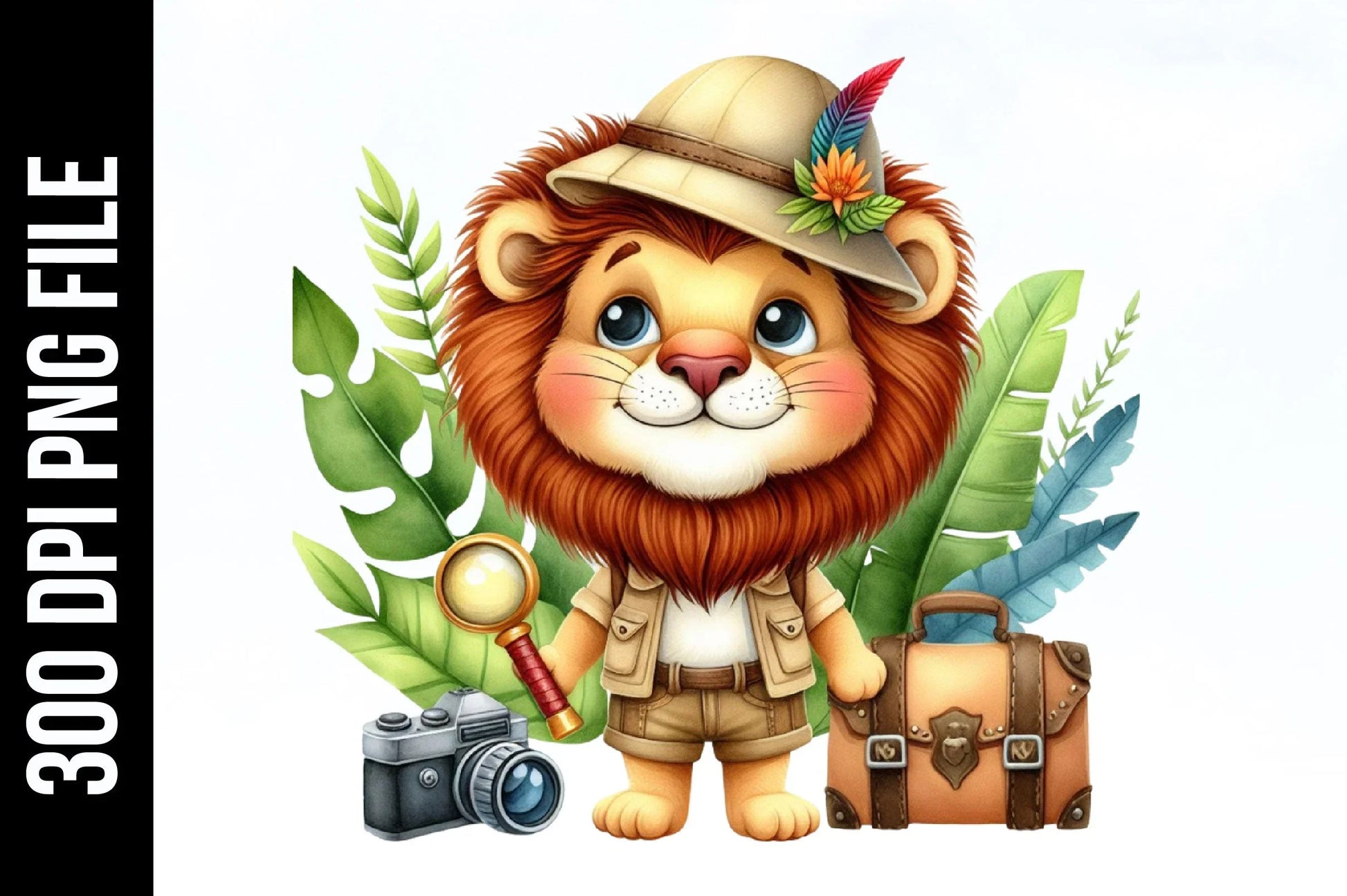 Safari Animals Clipart Bundle - CraftNest - Digital Crafting and Art