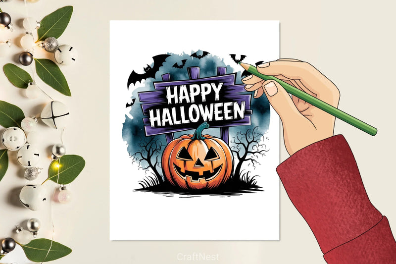 Happy Halloween Clipart Bundle 6 - CraftNest - Digital Crafting and Art