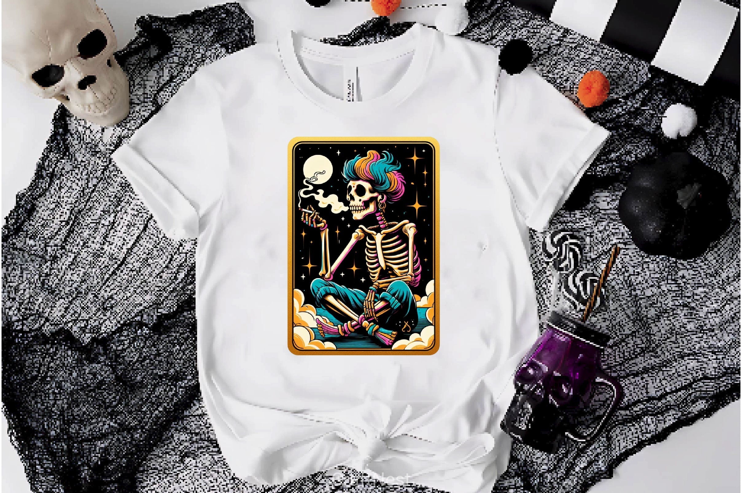 The Cannabitch Tarot Card Clipart Bundle