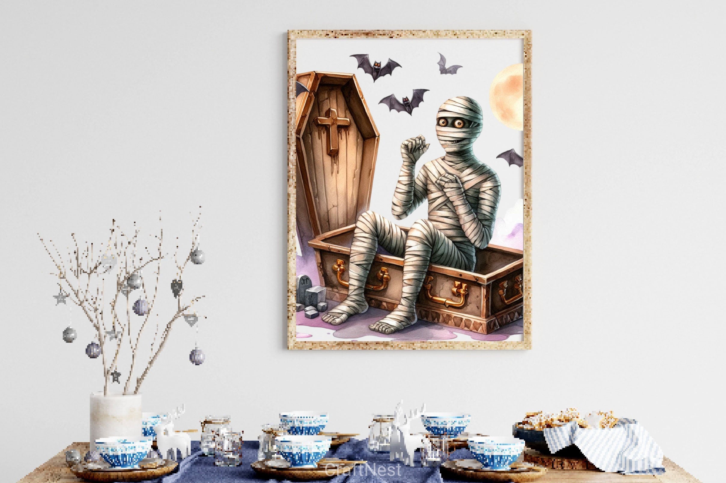Halloween Mummy Clipart Bundle 2