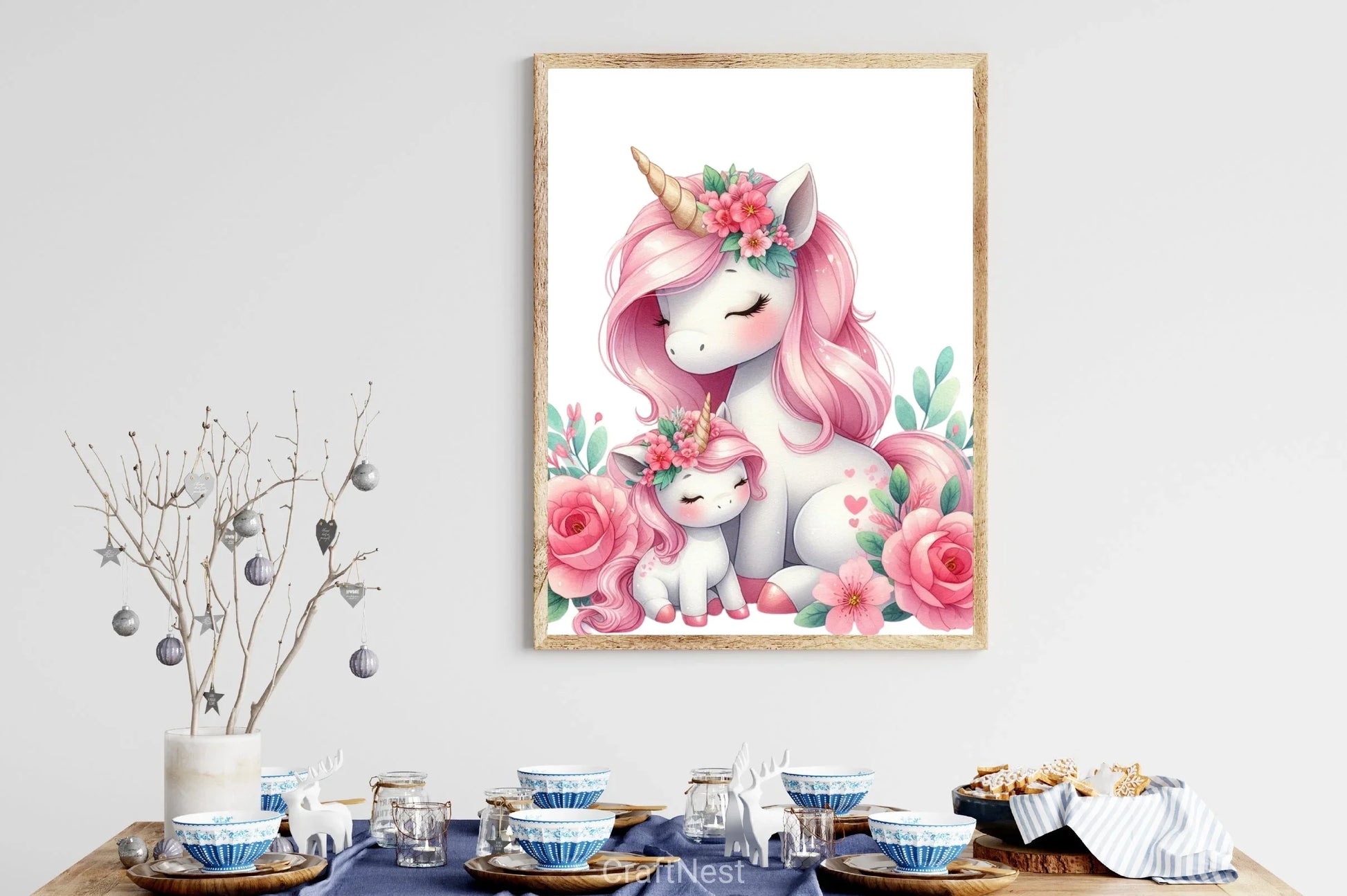 Mother's Day Unicorn Clipart Bundle - CraftNest - Digital Crafting and Art