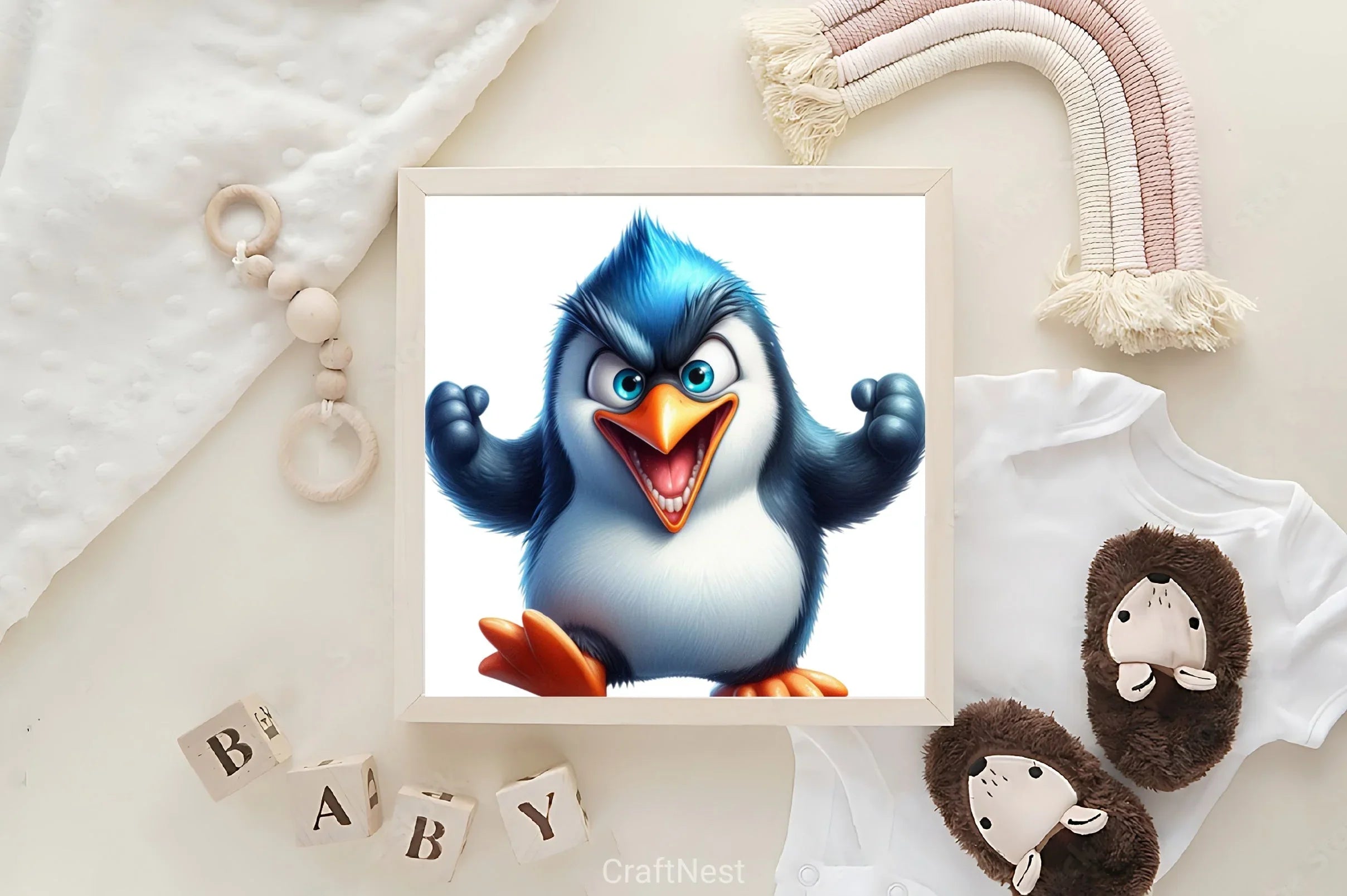 Angry Penguin Clipart Bundle - CraftNest - Digital Crafting and Art