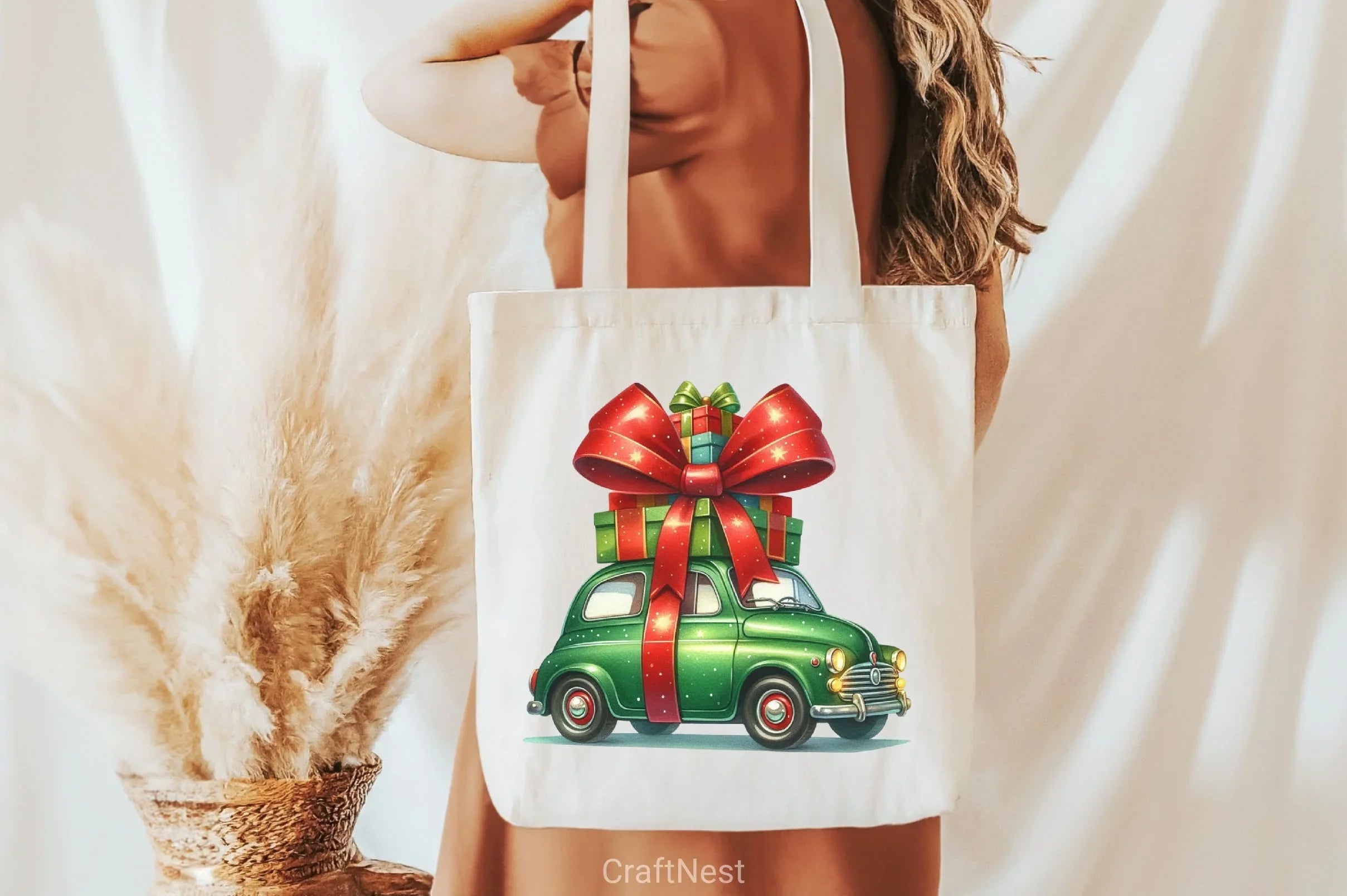 Christmas Car Clipart Bundle 1 - CraftNest - Digital Crafting and Art