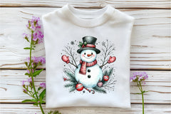 Christmas Snowman Clipart Bundle 9 - CraftNest - Digital Crafting and Art