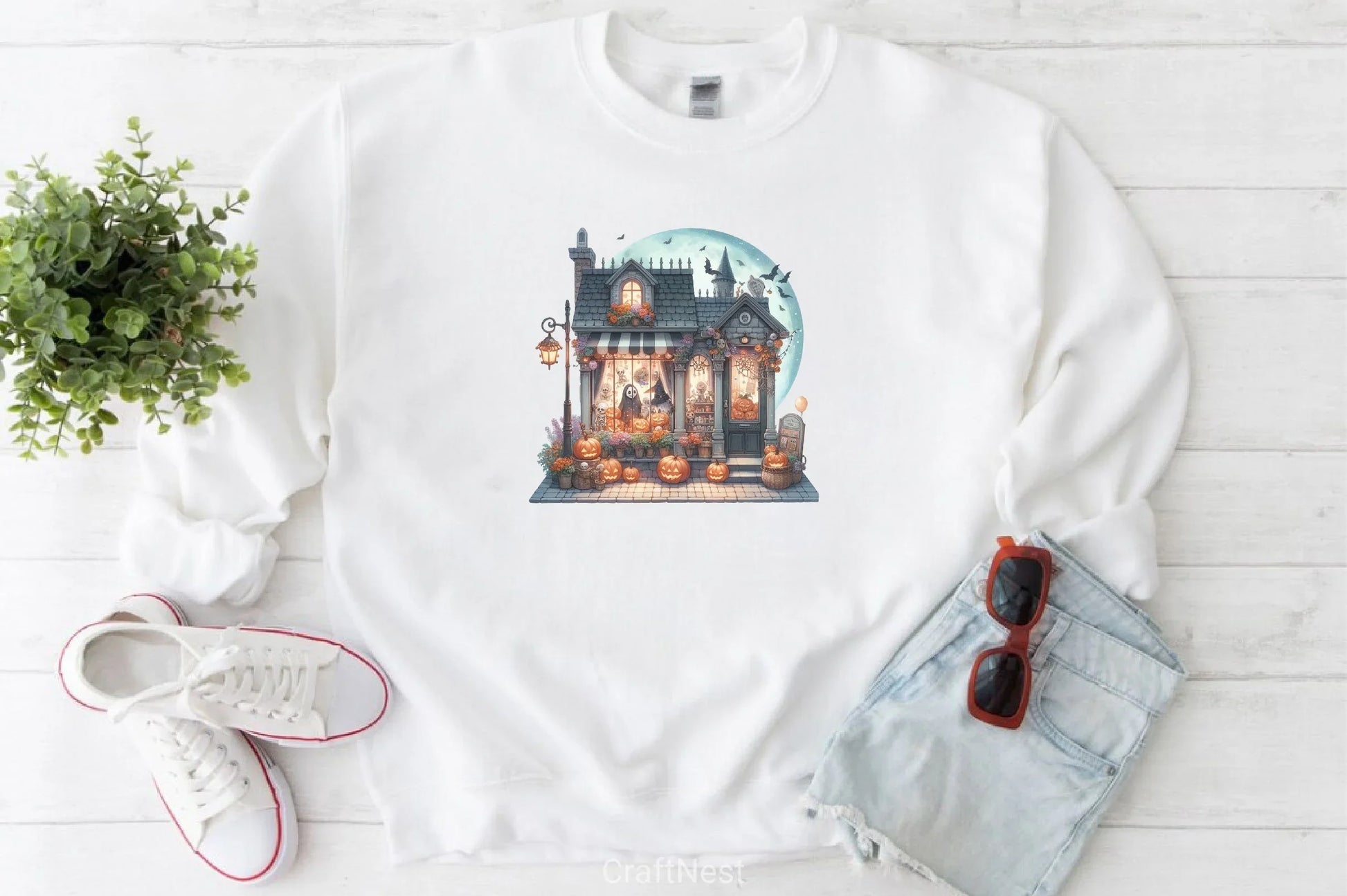 Halloween Storefront Clipart Bundle - CraftNest - Digital Crafting and Art