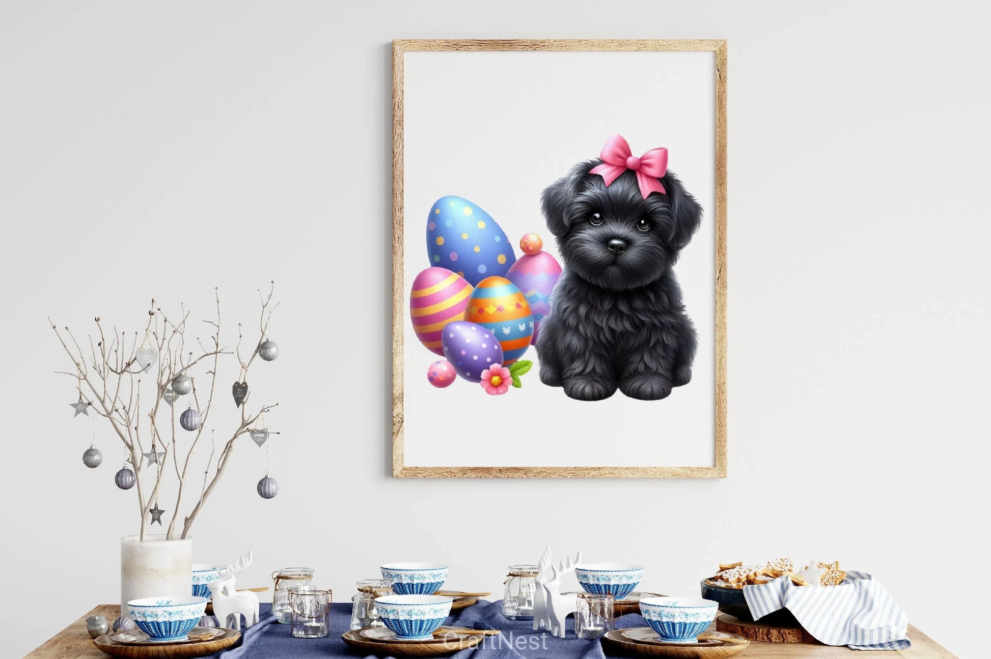 Easter Black Dog Clipart Bundle - CraftNest - Digital Crafting and Art