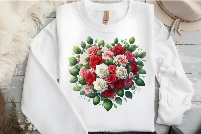 Valentine's Rose Clipart Bundle - CraftNest - Digital Crafting and Art