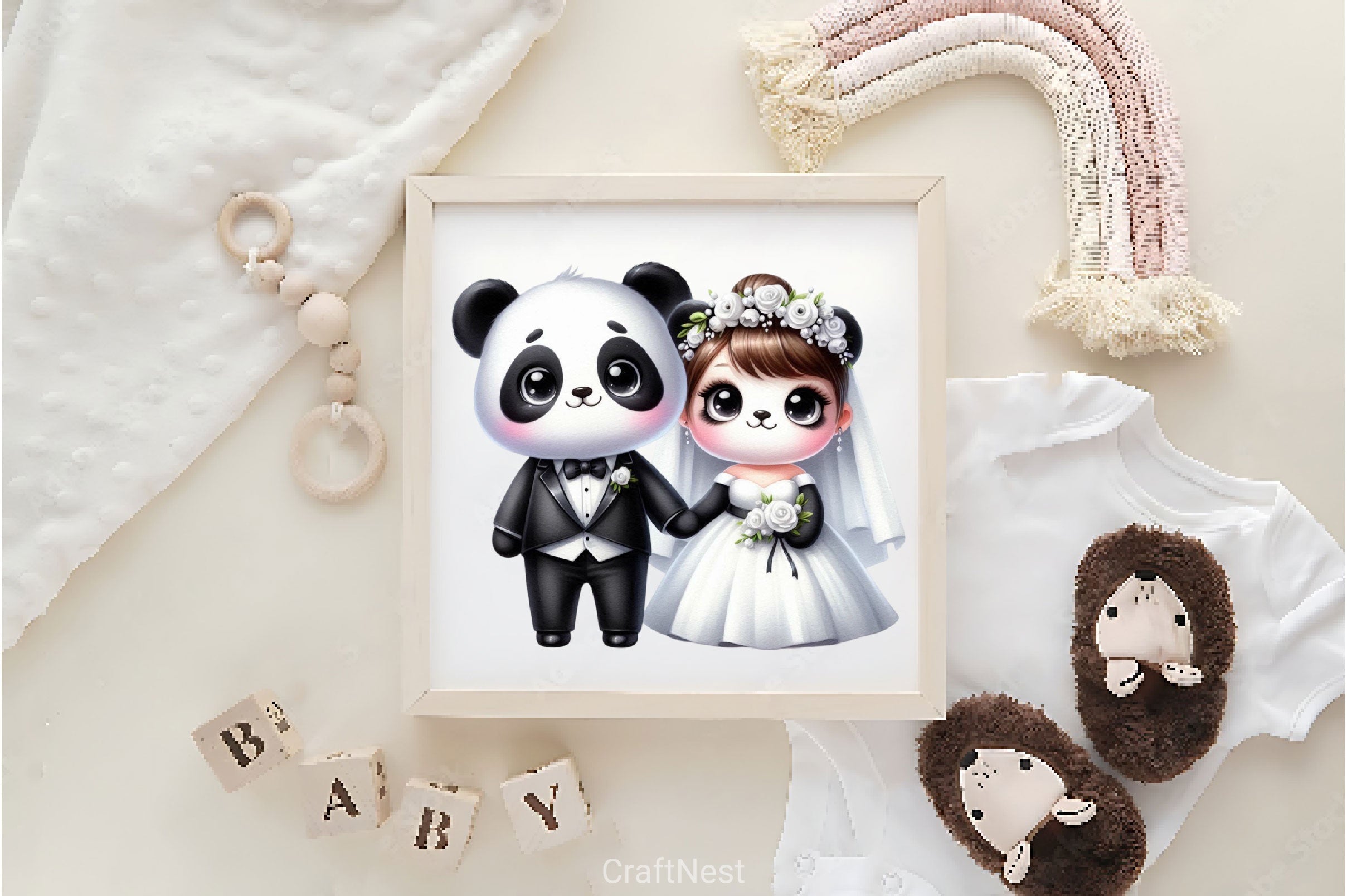 Animals Bride Groom Clipart Bundle