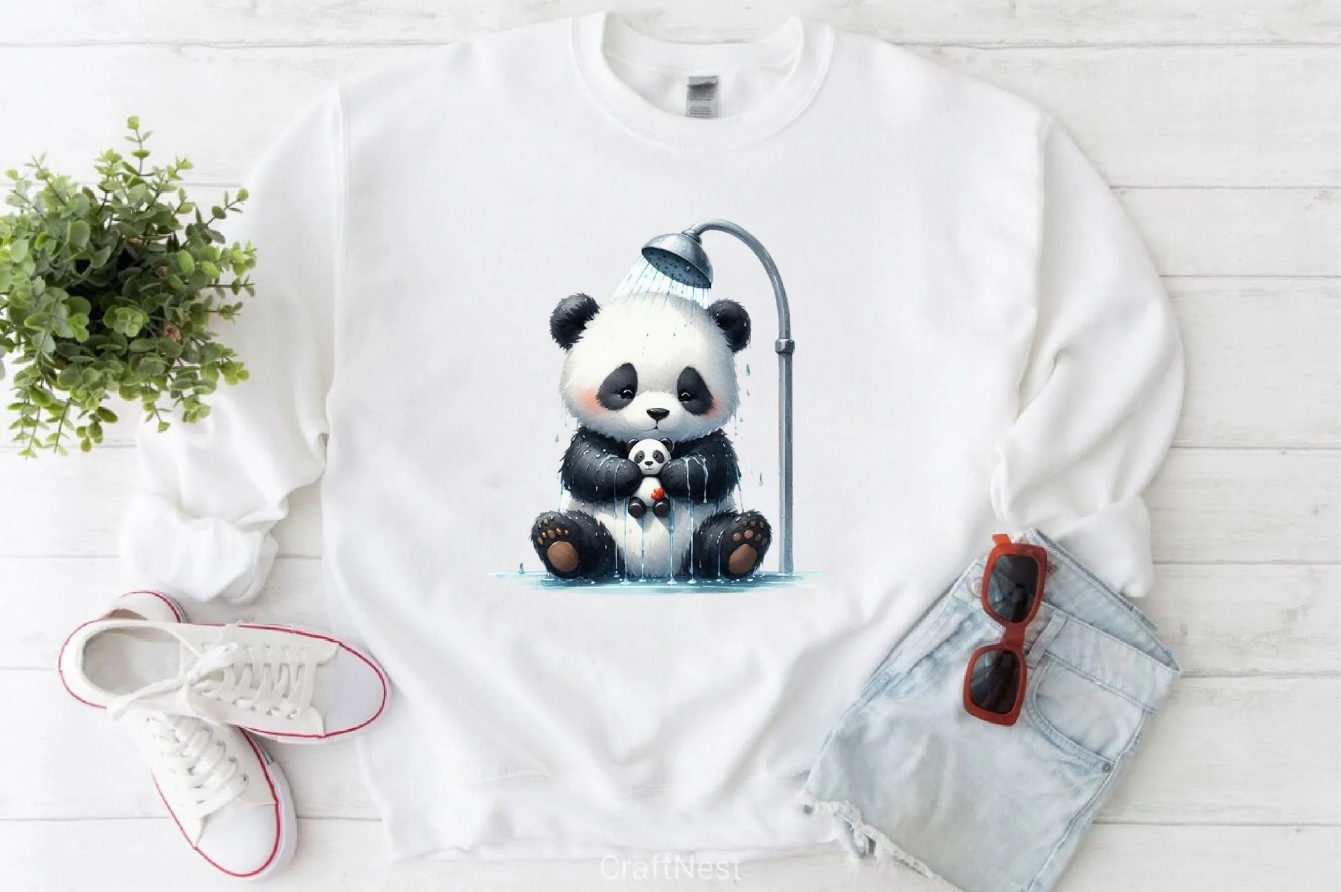 Playful Animals Bubble Baths Clipart Bundle - CraftNest - Digital Crafting and Art