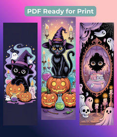 Creepy Cute Bookmark Bundle - Junk Journals Collection - CraftNest - Digital Crafting and Art