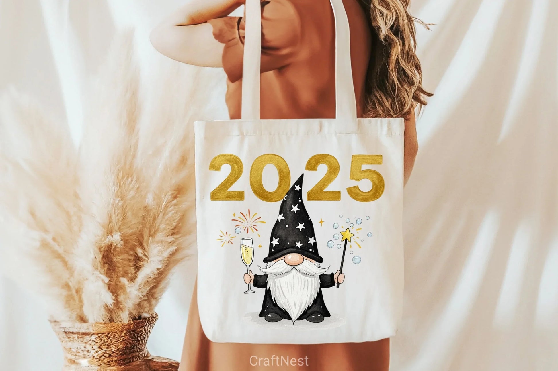 New Year Gnomes 2025 Clipart Bundle 2 - CraftNest - Digital Crafting and Art