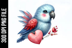 Bird Valentine Clipart Bundle - CraftNest - Digital Crafting and Art