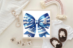 Blue Bows Clipart Bundle - CraftNest - Digital Crafting and Art