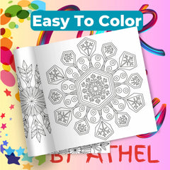 Snowflake Mandala Coloring Book Bundle - CraftNest - Digital Crafting and Art