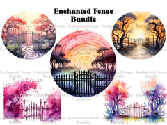 Enchanted Fence Clipart - CraftNest