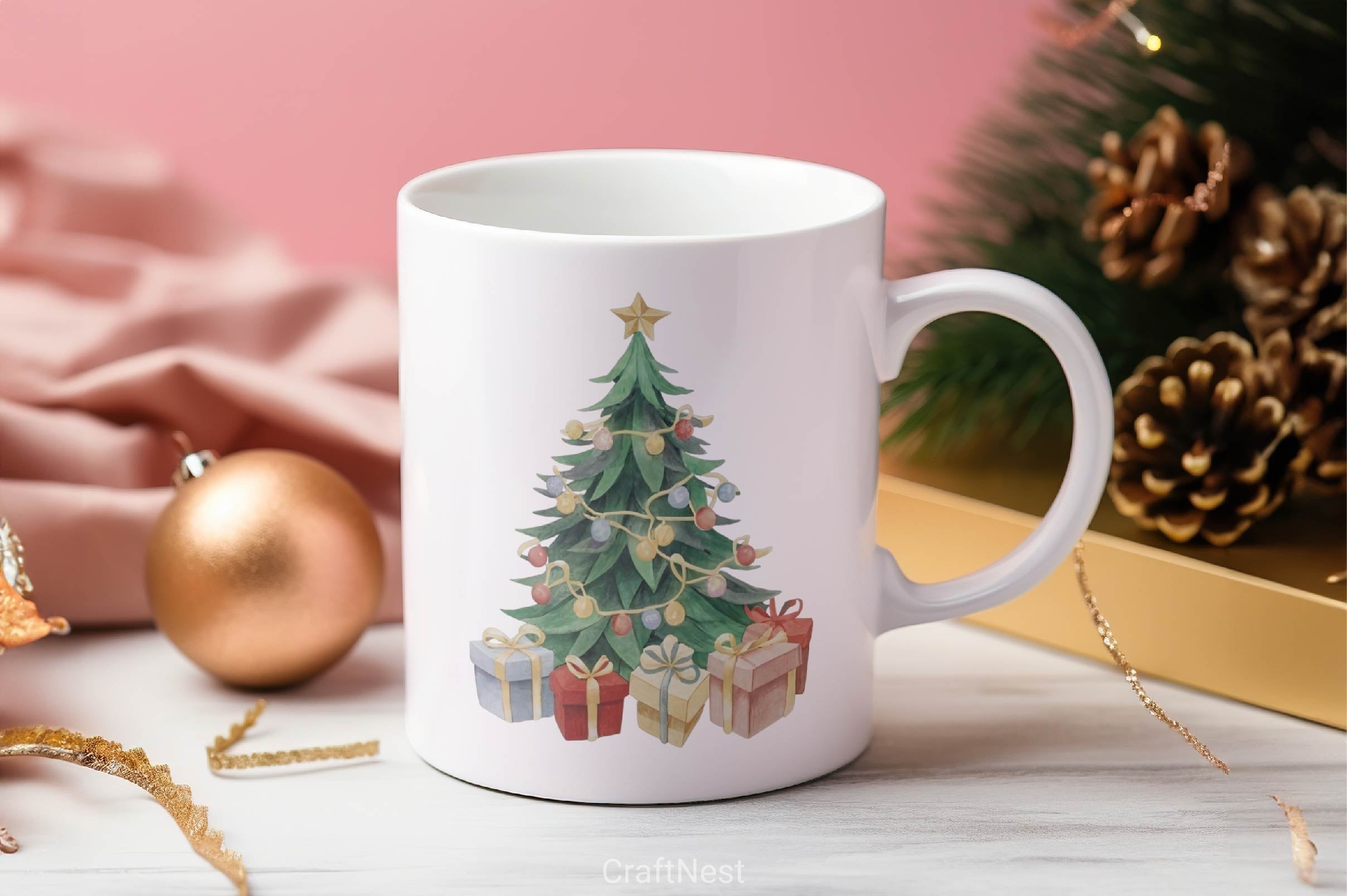Christmas Tree Clipart Bundle 12