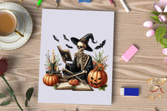 Halloween Skeleton Clipart Bundle - CraftNest - Digital Crafting and Art