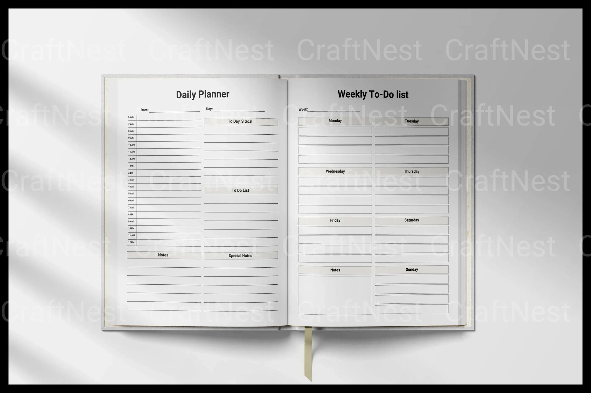 ADHD Planner for Adults - CraftNest - Digital Crafting and Art