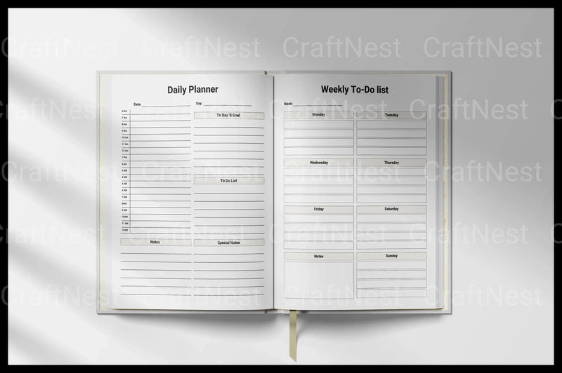 ADHD Planner for Adults - CraftNest - Digital Crafting and Art