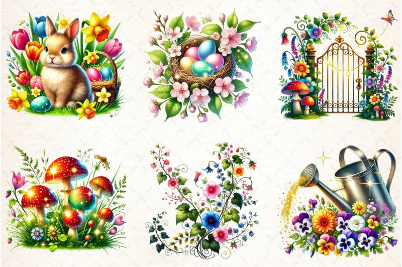 Spring Clipart Bundle 2 - CraftNest - Digital Crafting and Art