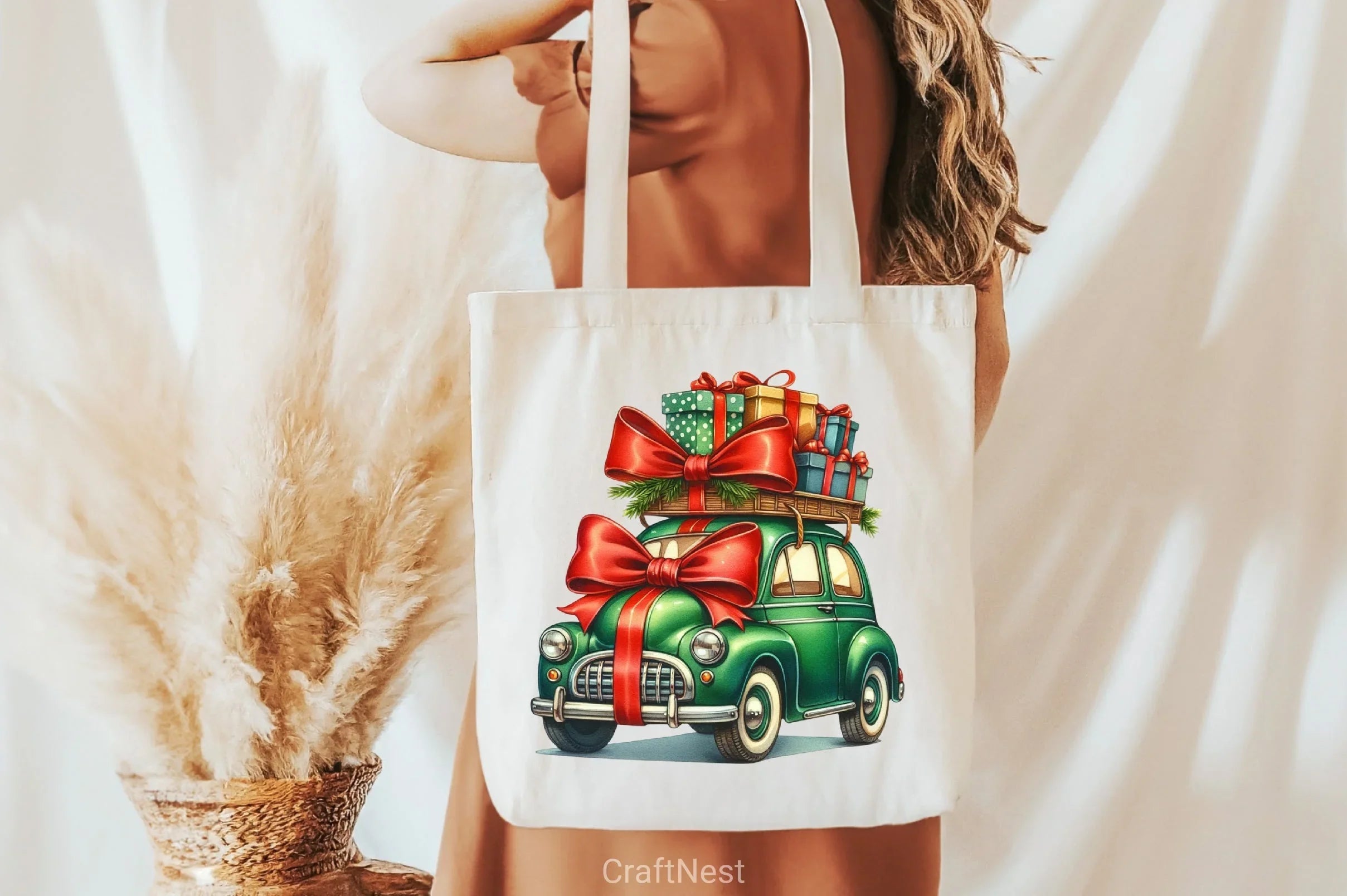 Christmas Car Clipart Bundle 3 - CraftNest - Digital Crafting and Art